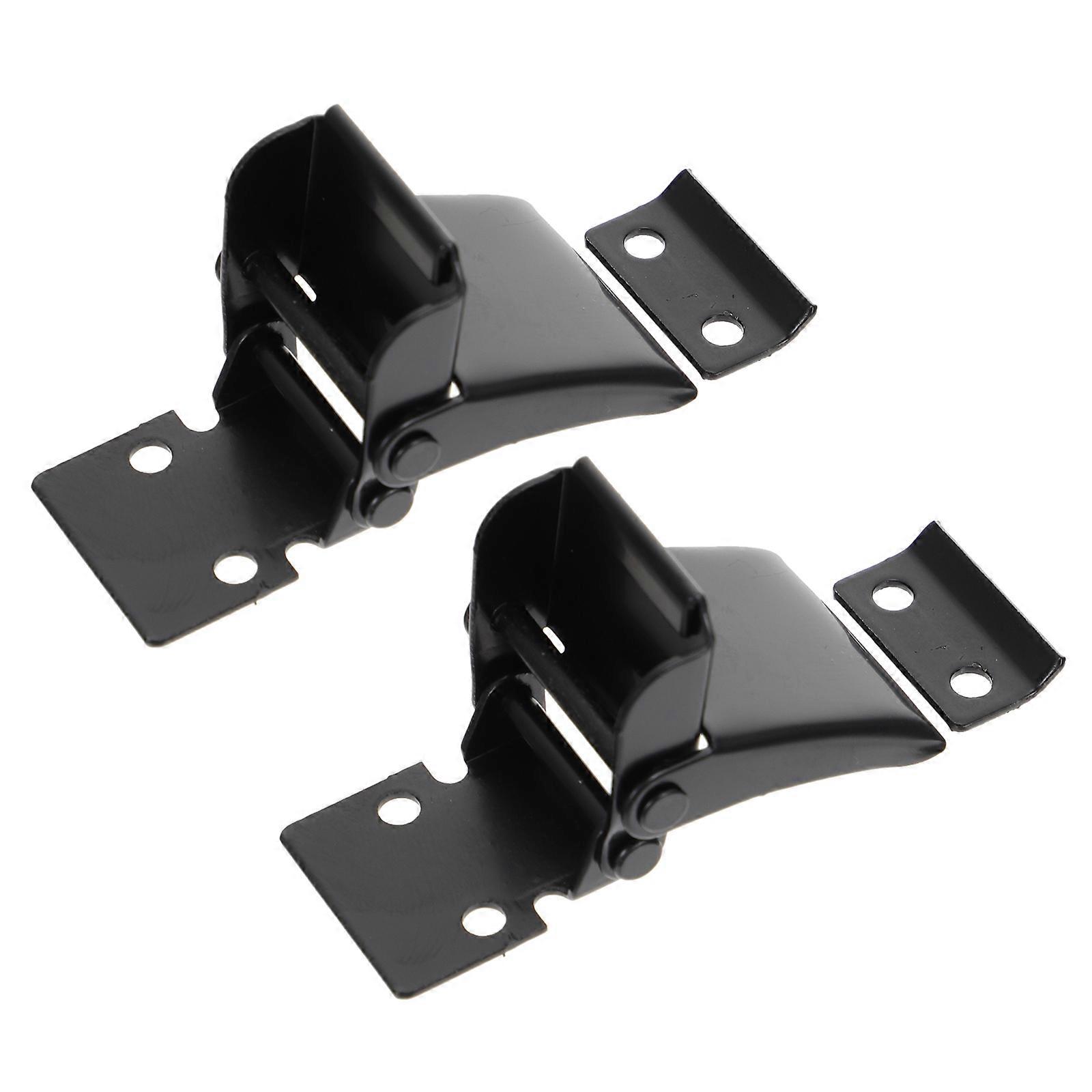 2pcs Useful Stainless Steel Hasp Durable Storage Box Buckle Black