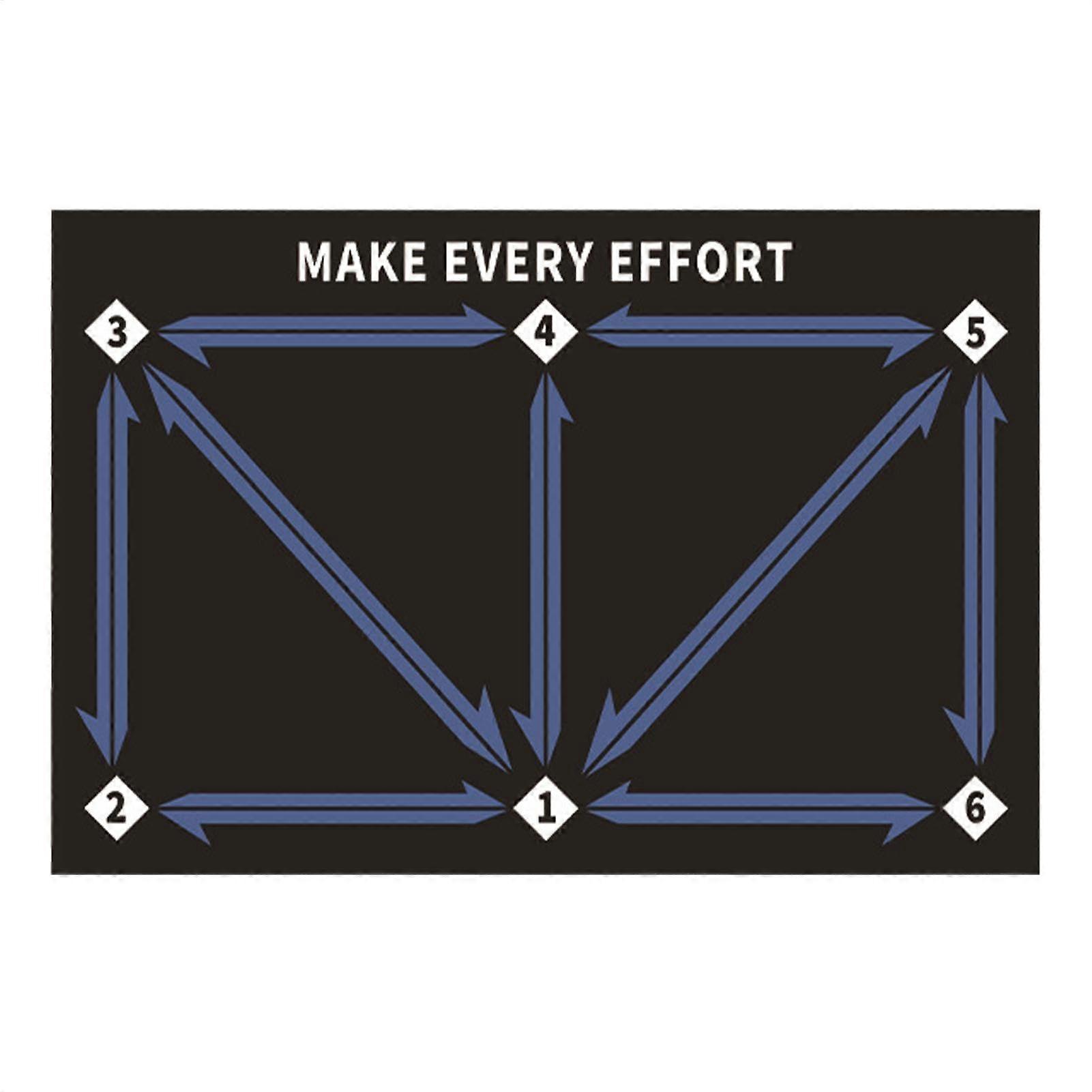 Football Foot Step Training Mat - Non-Slip Foot Step Mat for Speed, Strength, and Coordination Training for All Ages