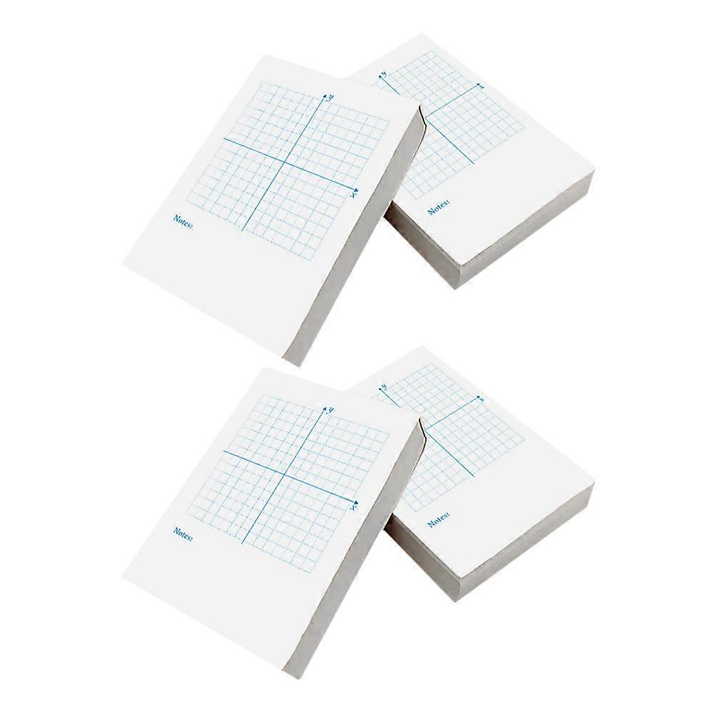 Graph Notepad Xy Coordinate Practice Notebooks For Math Exercises Graphing Sheets Educational Use 4Set