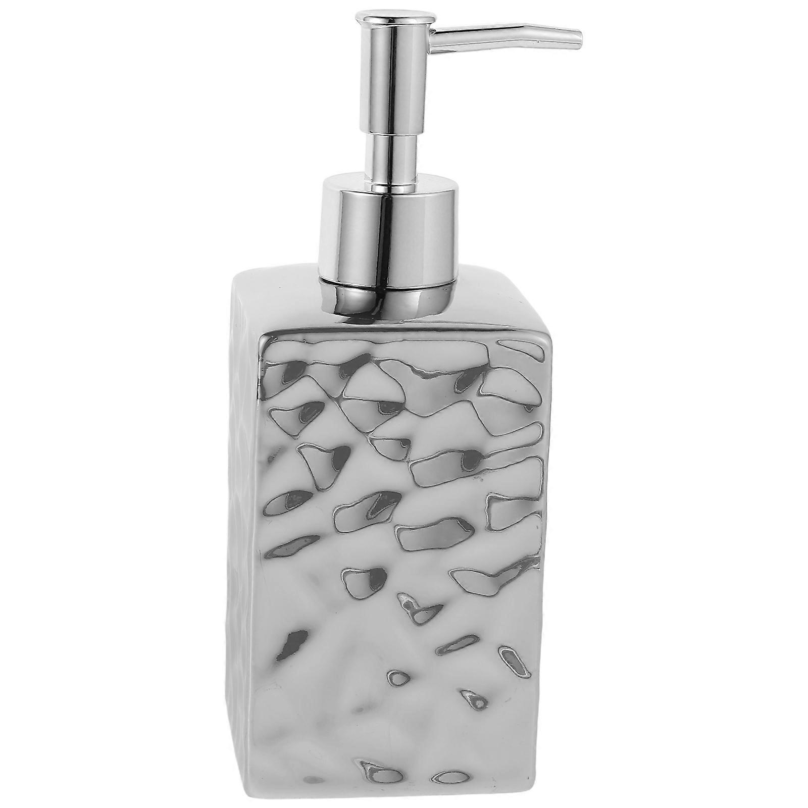 Body Wash Bottle Refillable Dispensing Liquids Square Soap Dispenser For Bathroom Kitchen Accessories Home Use Precise Control 380ml 1Pack