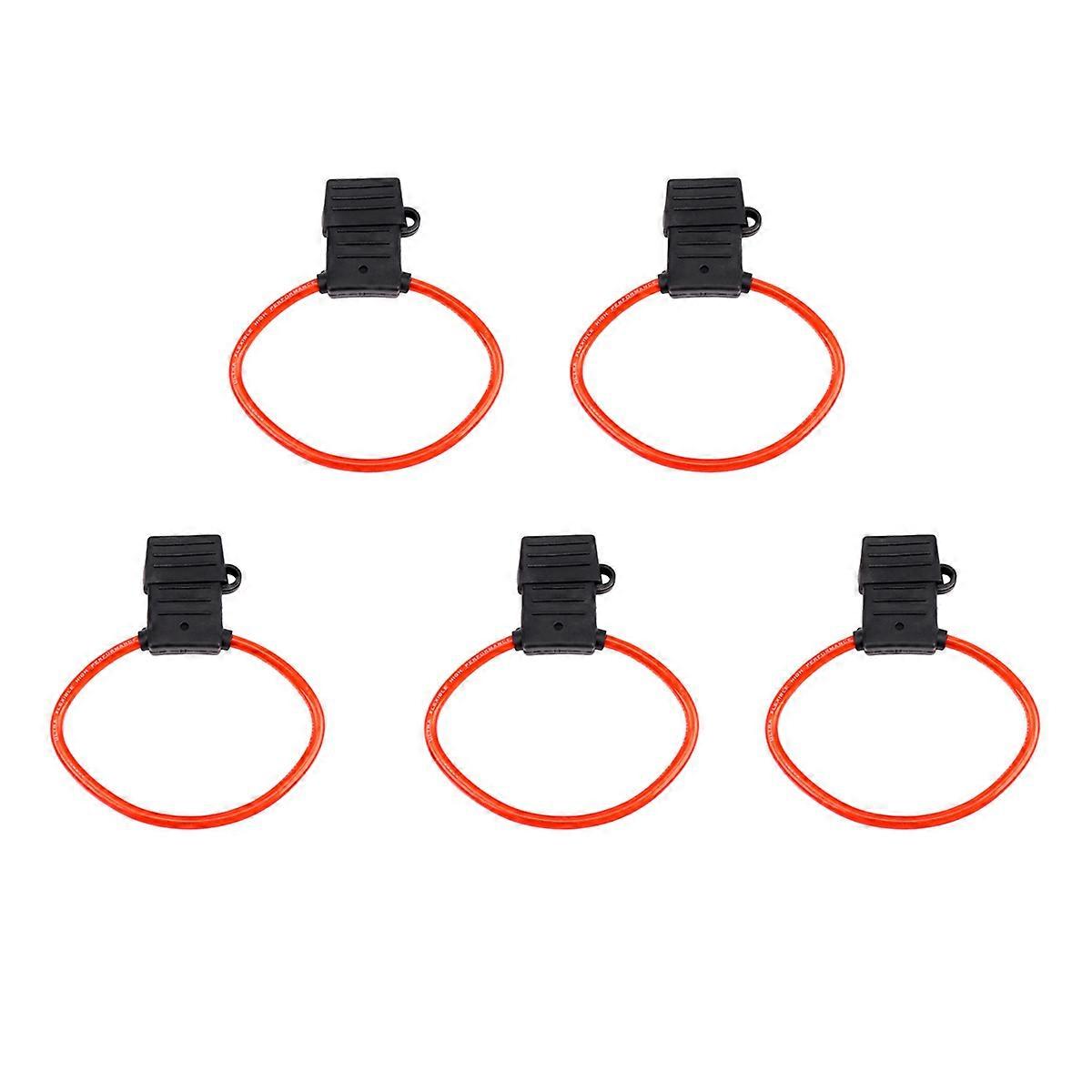 8 AWG Blade Fuse Holder Inline Wire 12-24V Volt Waterproof + 40A Fuse
