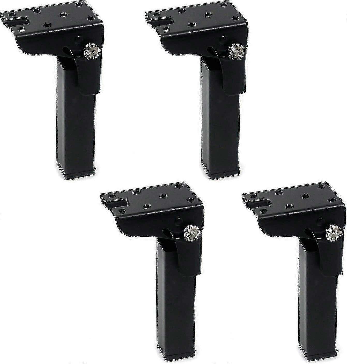 4PCS 300mm Foldable Table Legs with Iron Locking Hinge 90 Degree
