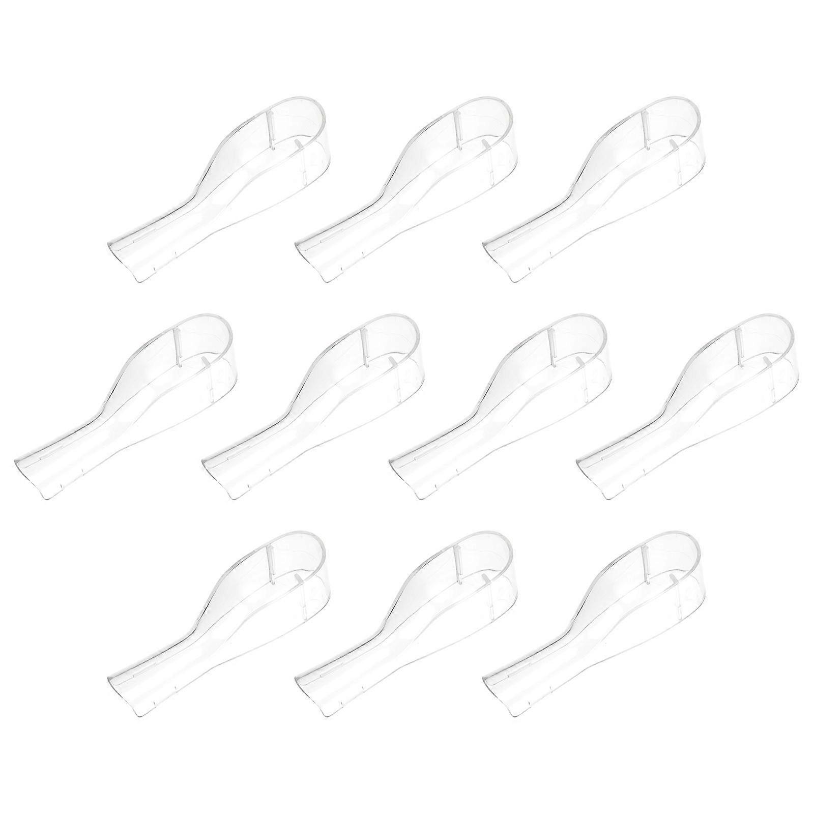 Clear Toothbrush Cover Toothbrush Head Covers Plastic Dust Protection 10Pcs for Traveling