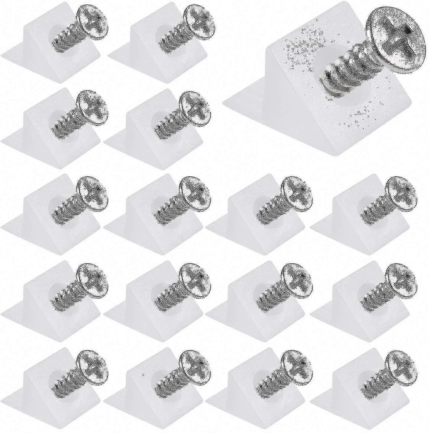 Plastic Drawer Back Supports & Repair Kit with Screws - Fix Sagging Drawers, Furniture Braces