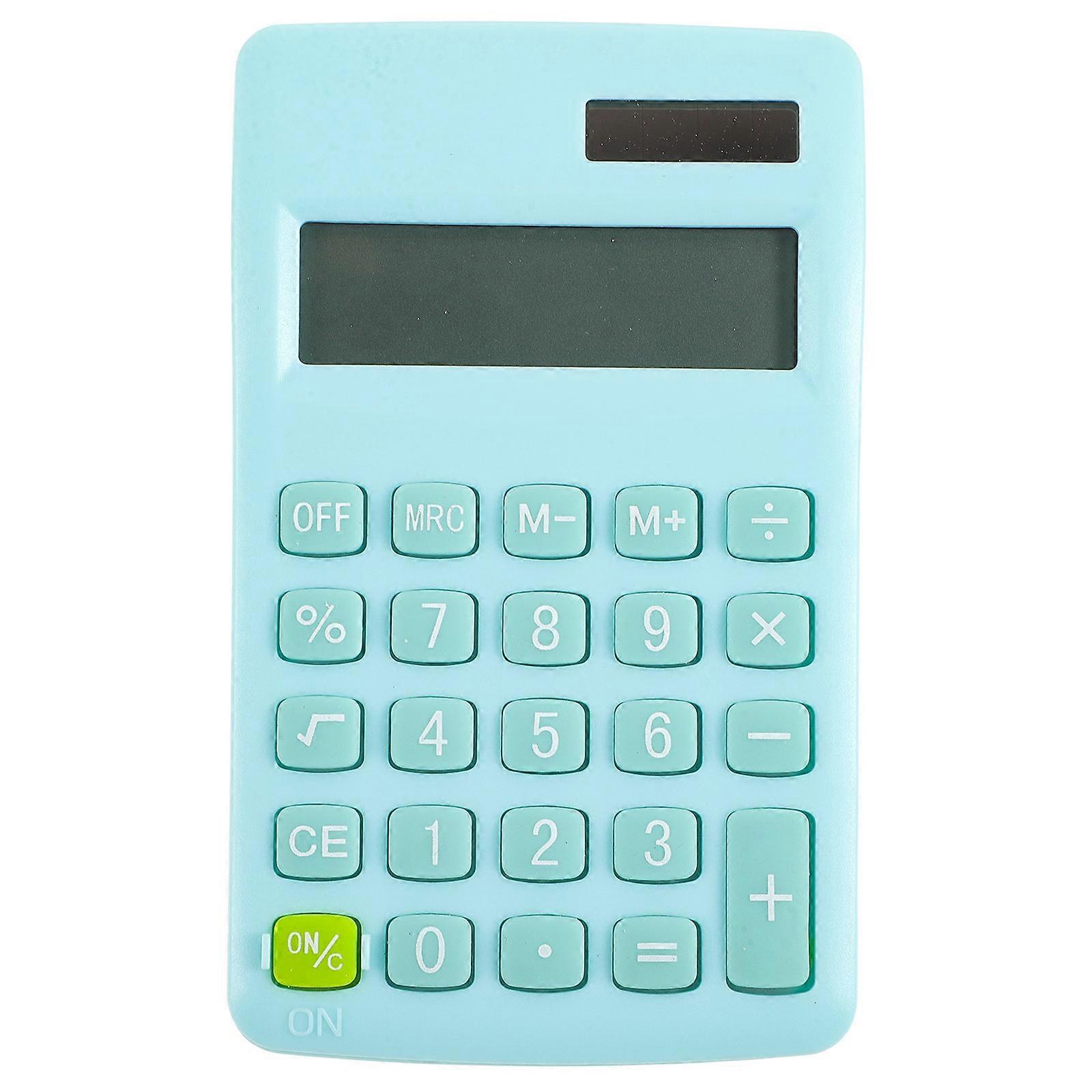 Cute Desktop Calculators Small Dual Powered Plastic For Students 1Set