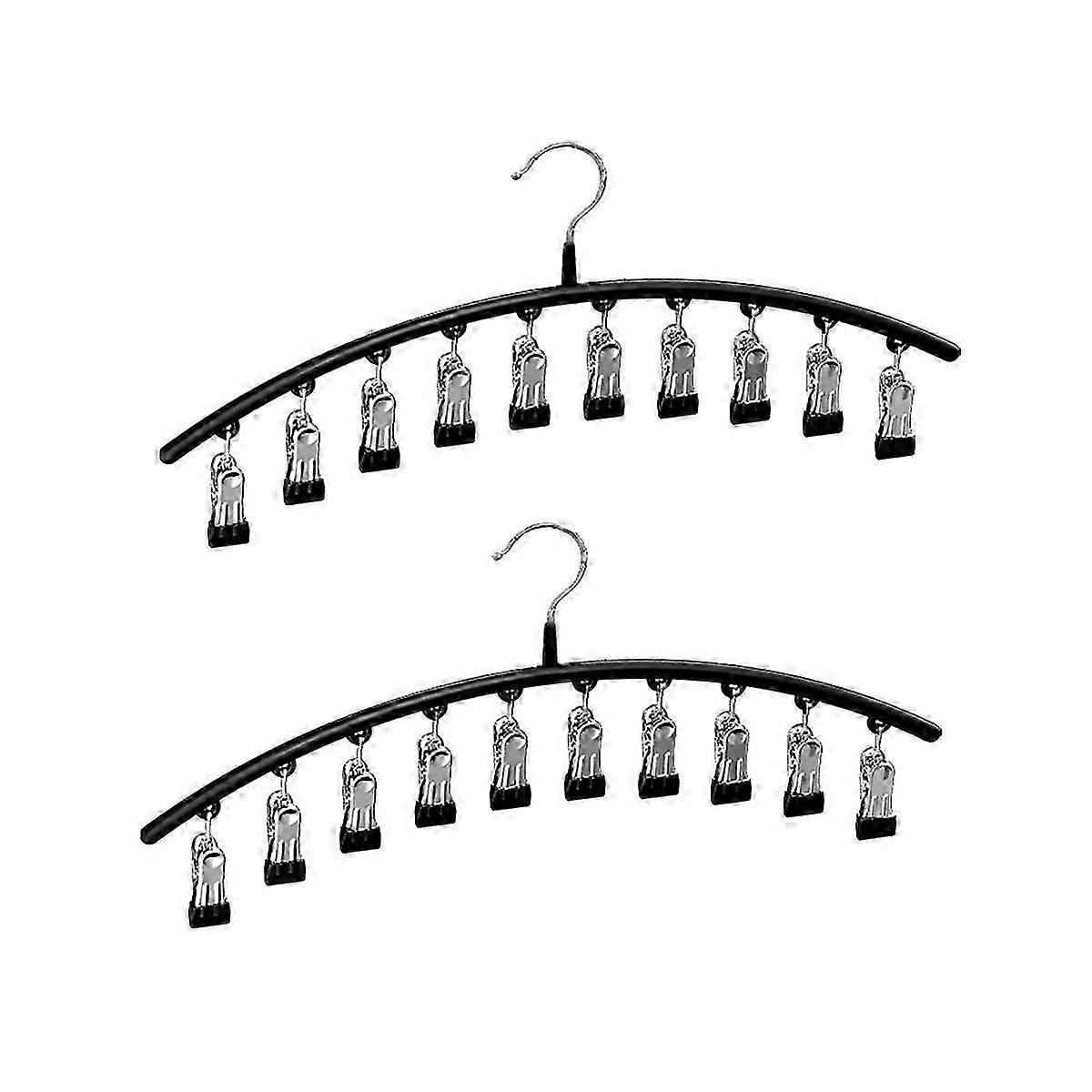 2Pcs Windproof Clips for Laundry Drying Clothes Hanger Sock Underwear Holder