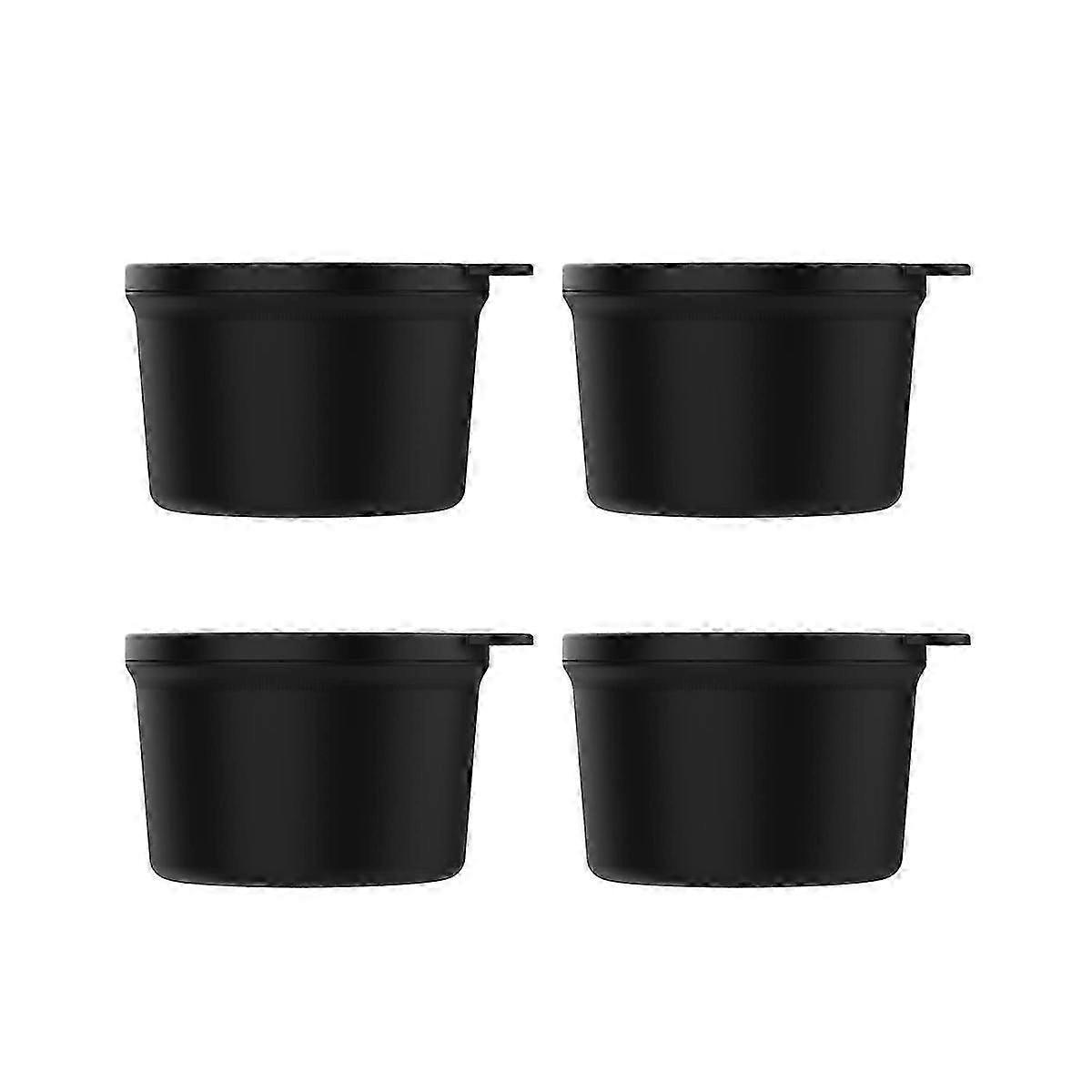 4Pcs Replacement Plastic Ice Mold and Lid for Ice Shaver Attachment Ice Cream Container