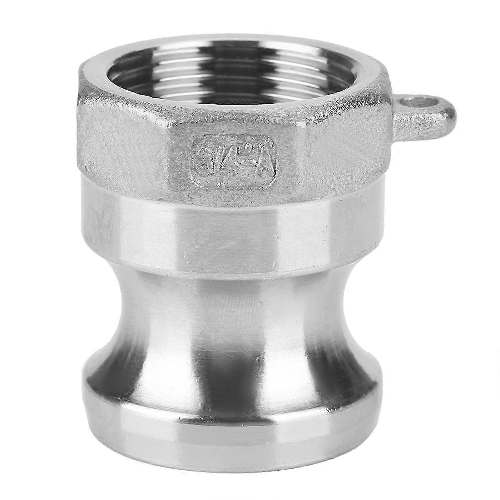 Stainless Steel DN20 3/4 Trash Pump Adapter Male Camlock Fitting with Female Pipe Threads