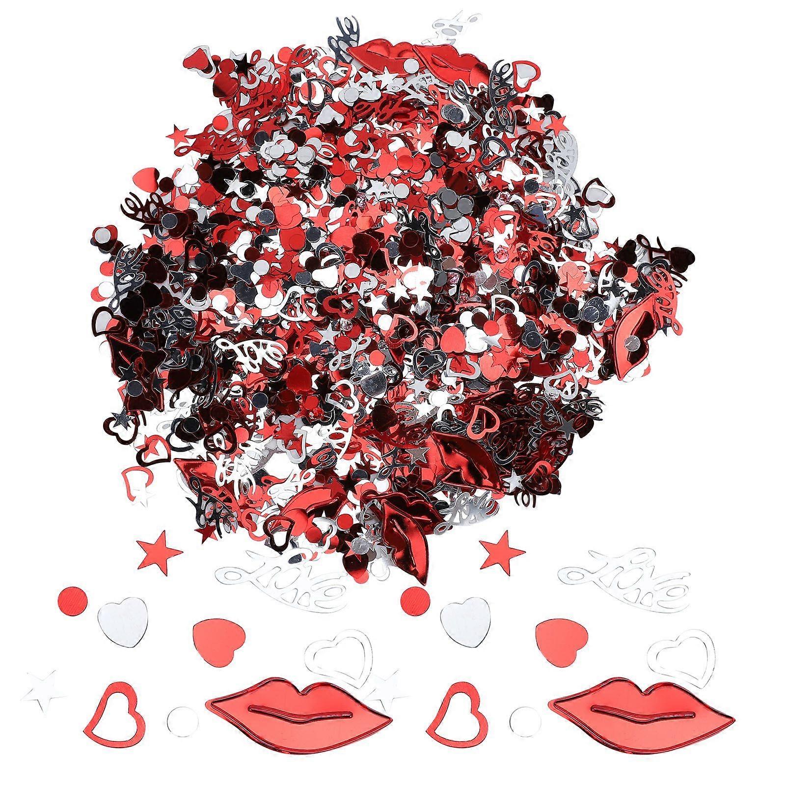 2025 Latest Model  HeartShaped Confetti Glitter Sequin Valentine's Day Wedding