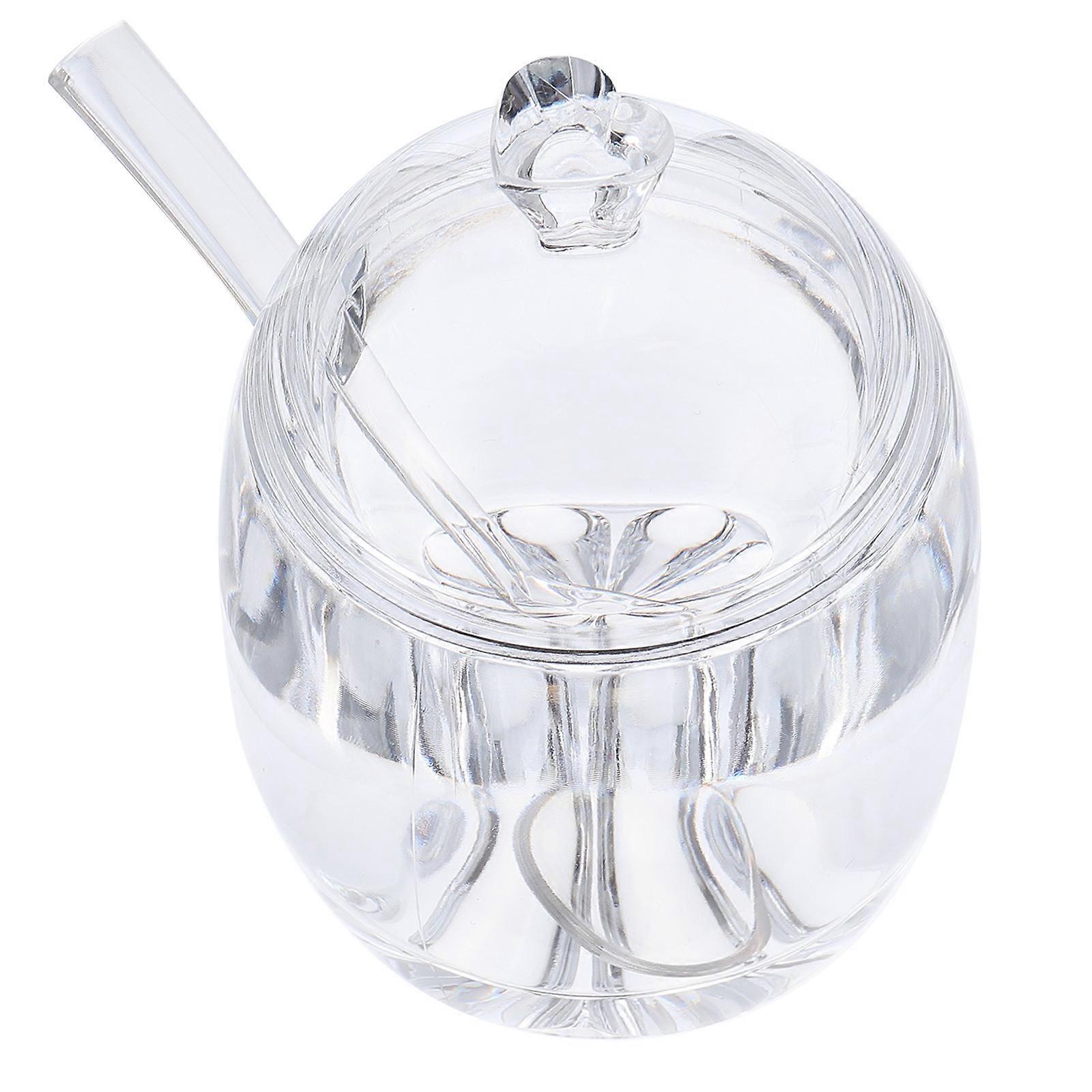 Acrylic Seasoning Bottle Multi-functional Spice Dispenser Family Home Users 3.1×2.8×3.9in 1Set