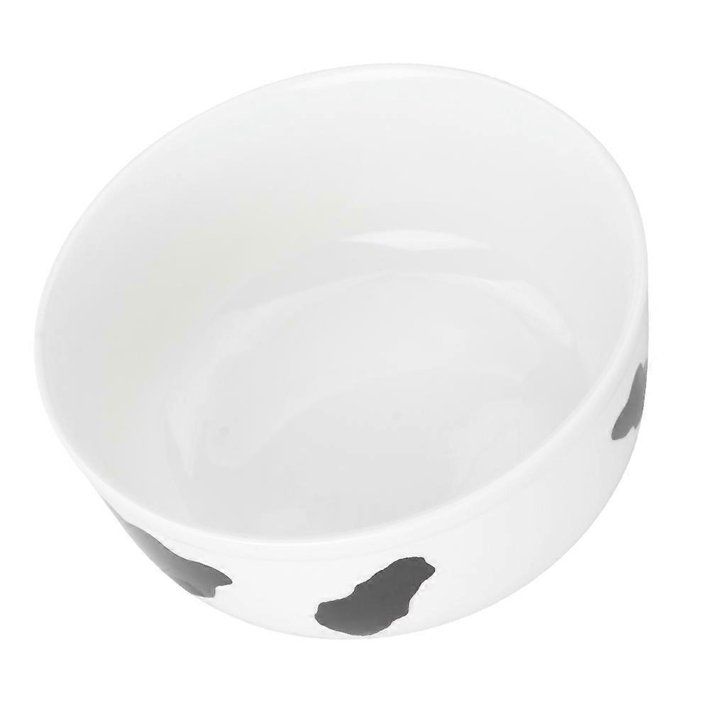 Cow Pattern Food Bowl Ceramic Bowl for Storage Ceramic