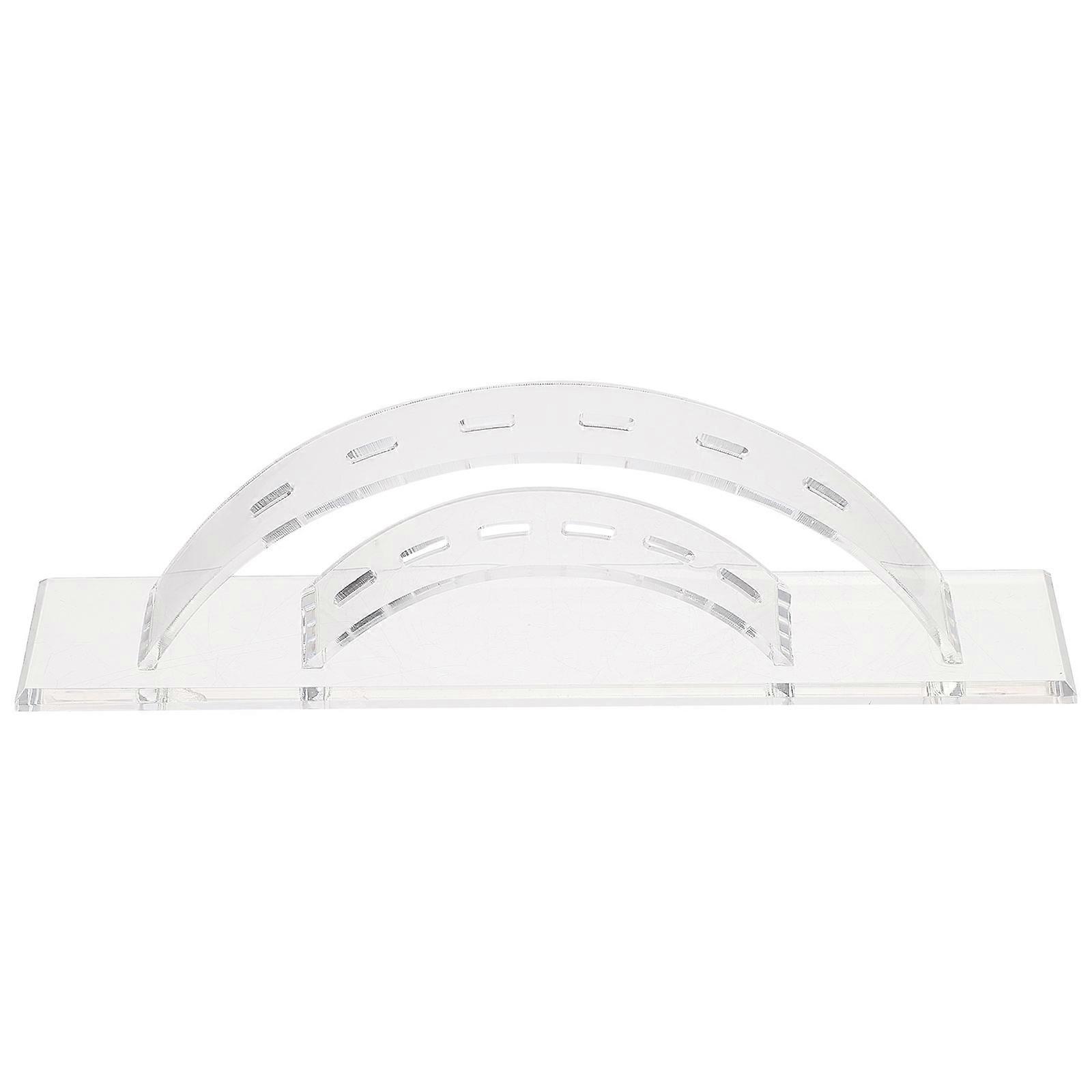 1 Pc Acrylic Eyebrow Tweezers Holder Storage Stand for Beauty Salon Makeup Tool