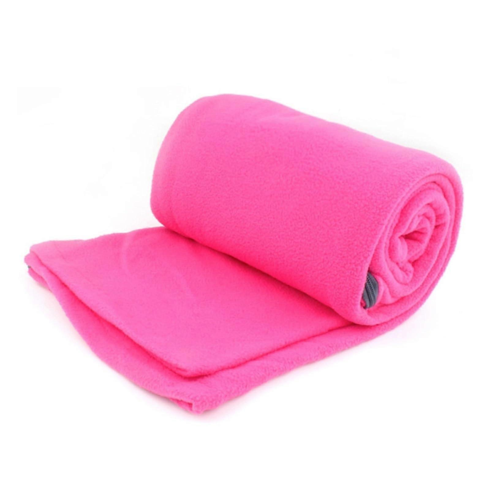 Sleeping Bag Foldable Camping Sleeping Bag With Inner Pocket For Comfort And Warm Emergency Blanket Gadget Pink