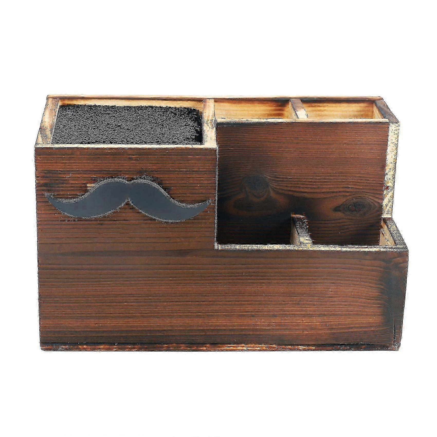 الخشب تصفيف الشعر أداة مربع الشعر القص حامل قص الشعر مقص الرف حاوية الحلاق حامل