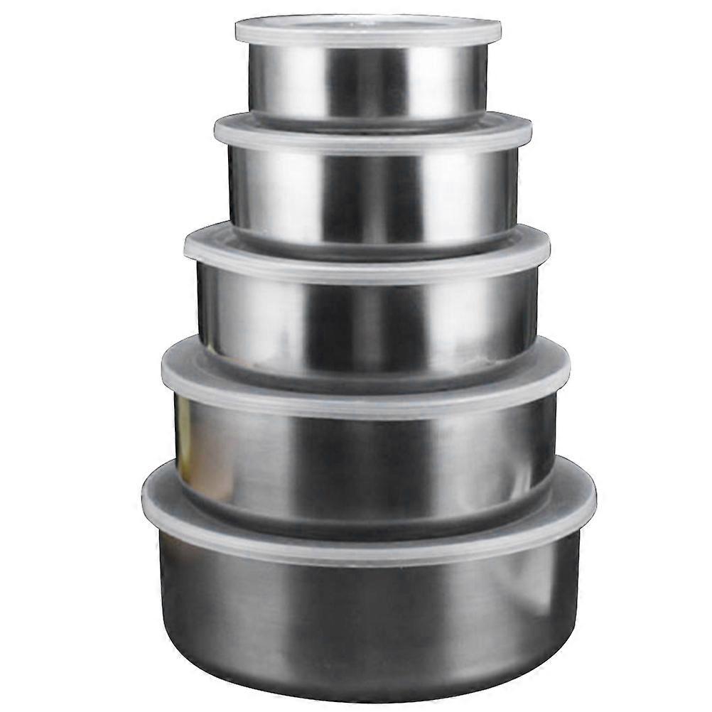 Freezer Storage Containers Organize 1 Set Of Household Fridge Boxes For Home Use 18X18Cm Sealing Functionality 5Set