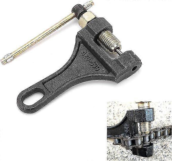 Bicycle chain removal tool, bicycle chain rivet separation tool