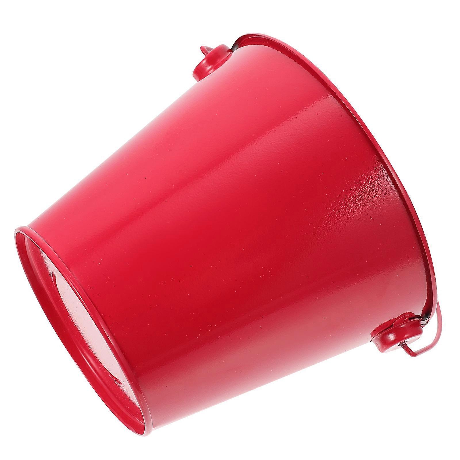 1Pc Snack Bucket Iron Ice Cooler Bar Chiller without Tong Container