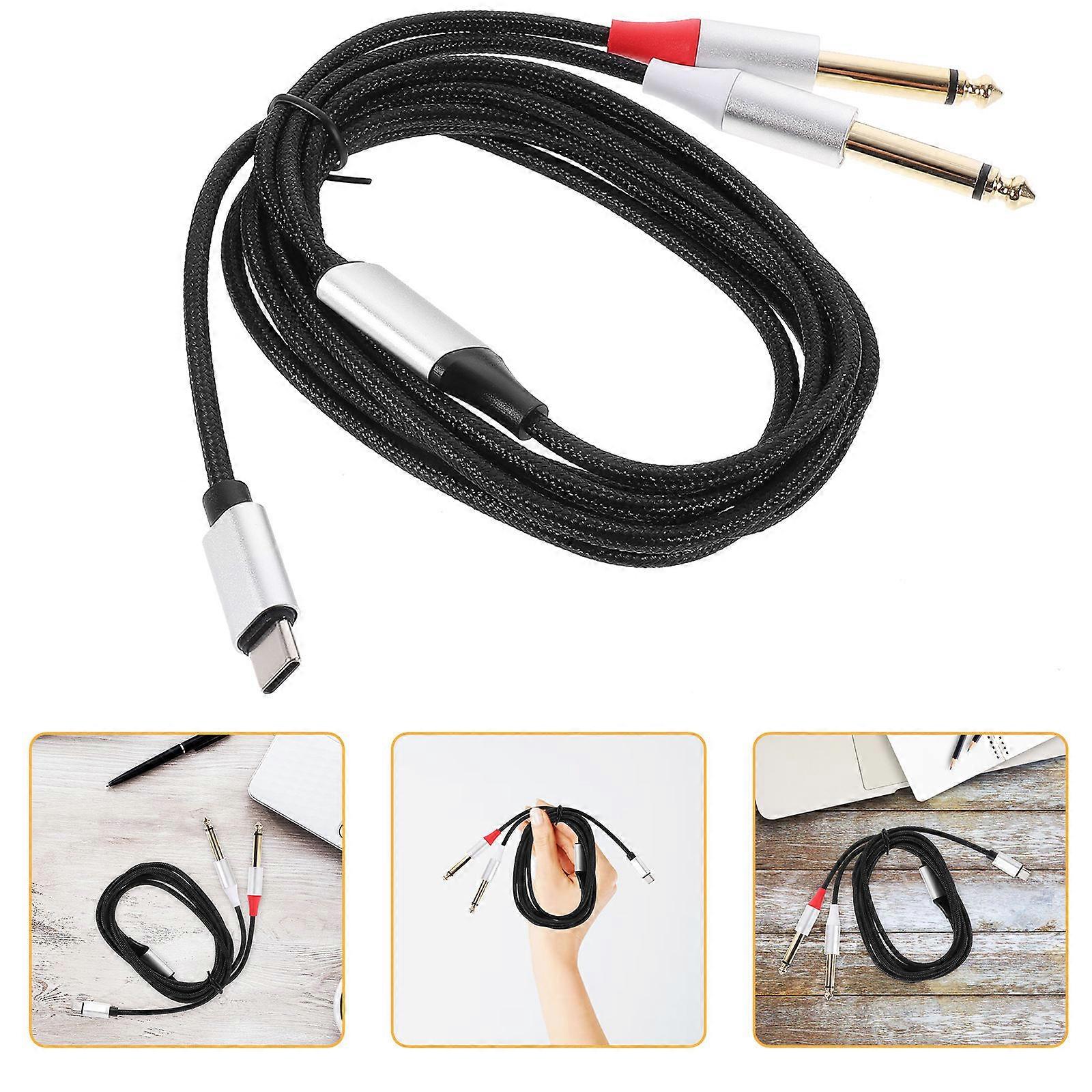 USB C to 3.5mm Audio Adapter Cable for Earphones Compatible with Smartphones, Tablets, Laptops, and Audio Devices