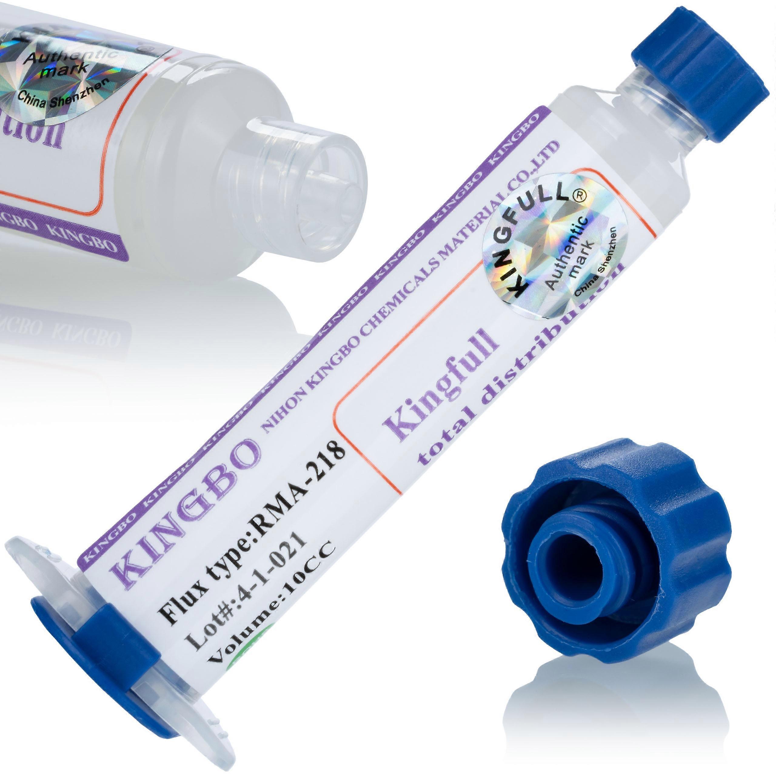 Kingbo Flux RMA-218 10Cc - No-Clean, Gel Texture | Ideal for BGA/SMD