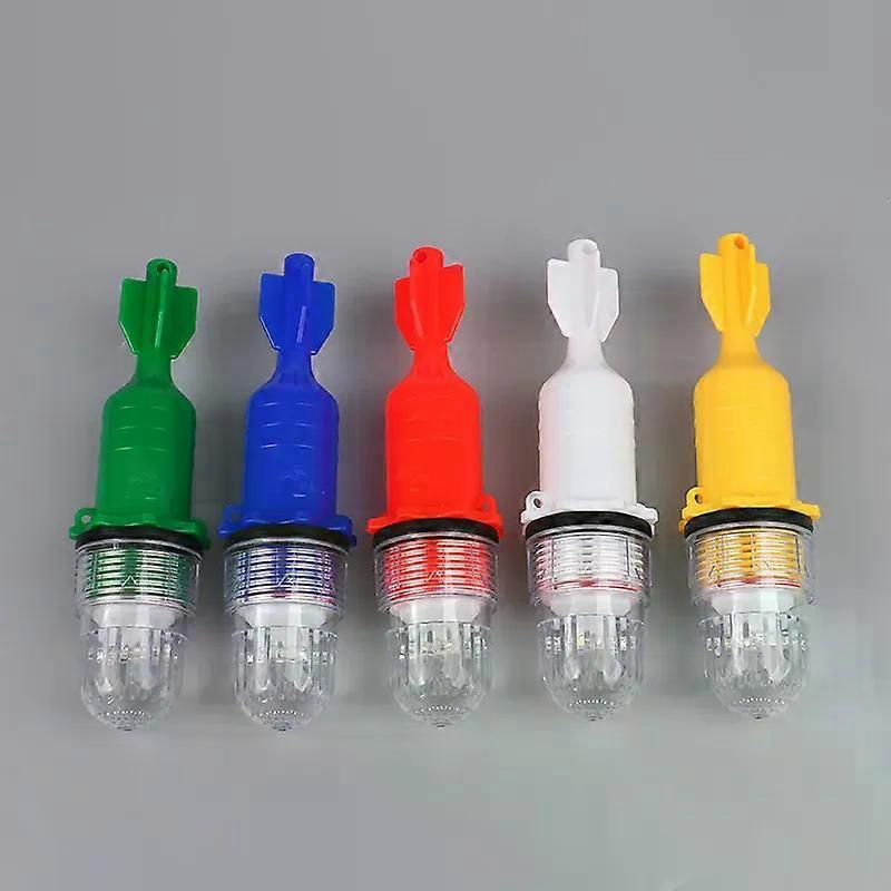 1 Pcs Fishing Light Underwater Net Beacon Buoy Signal Light Indicator Light Lures Fish Finder Lamp Flashing Double Flash Lamp