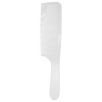 peigne cheveux en plastique incurvé démêlant peignes de coupe de cheveux dents fines pour salon salon de coiffure ménageBlancYMMR)
