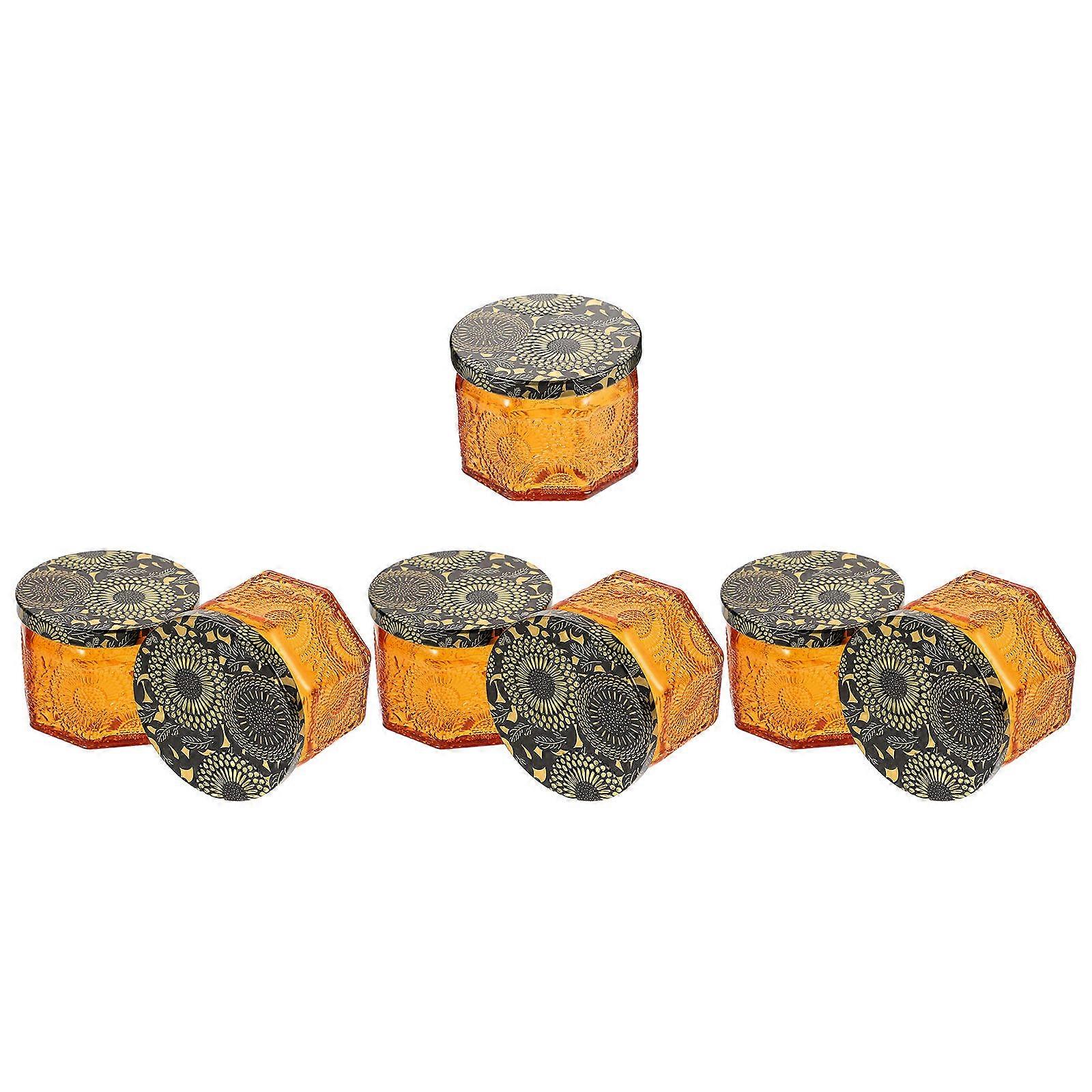 Bulk Candles Jars Candle Containers Home Decor Items Wedding 6.5X5Cm 7Pcs