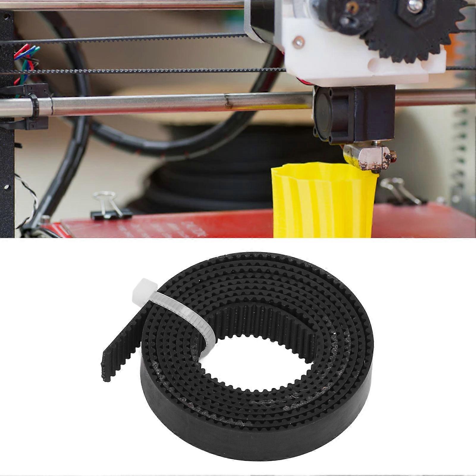 3D Print Open Timing Belt Flexible Stable Low Noise Wear Proof Rubber Drive Belt for Ender 3 5m/16ft 10mm/0.39in
