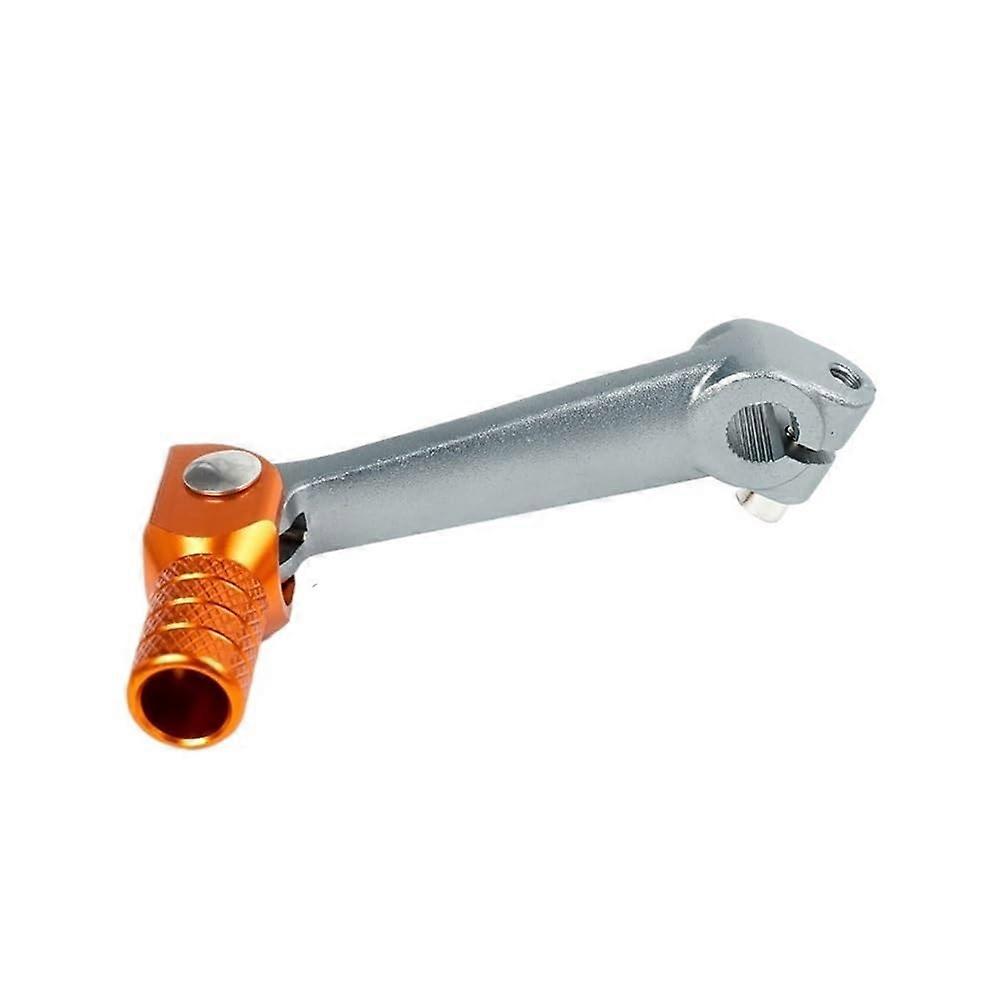 Shift Lever Gear Lever For ATV Dirt Bike Pit Bikes Kayo T2 T4 T4L Foldable Aluminum TTR 125 Motorcycle For 50cc 110cc 250cc Shift Lever Silver Orange