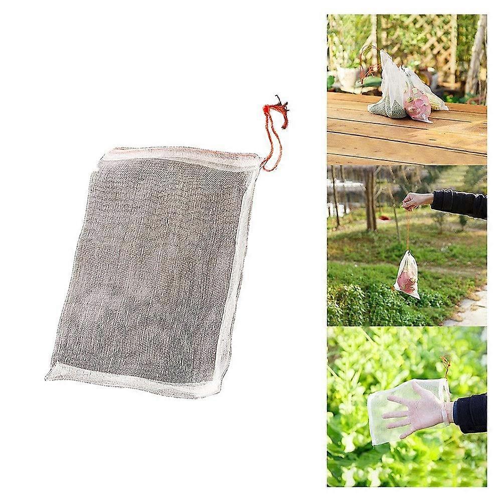 Plant protection net bag, 50 pieces, multifunctional bag, ectproof, birdrepellent, reusable net barrier bag (25 x 15 cm)(30x20cm)