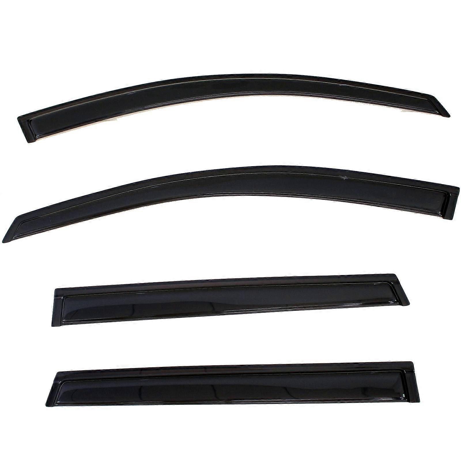 4 יחידות שמש גשם אוורור דלת חלון מגן מגן עבור 2009-2017 שברולט טראוורס מס' 6531