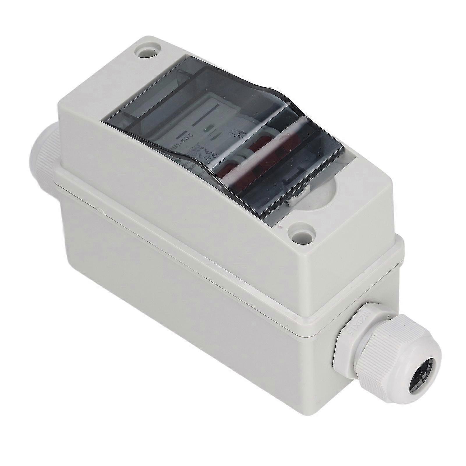 IP65 Waterproof PV Solar Disconnect Switch - 40A Photovoltaic Circuit Isolator Miniature RV Breaker Box for DC500V Systems