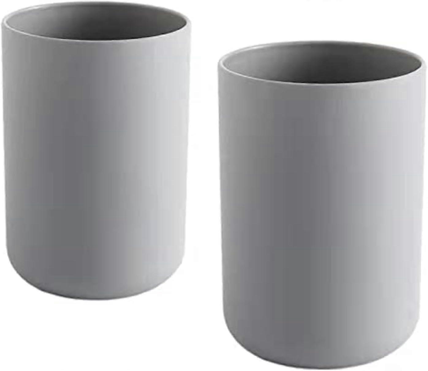 2Pc Toothbrush Holders, Bathroom Toothbrush Holder, Cup, Plastic Cup