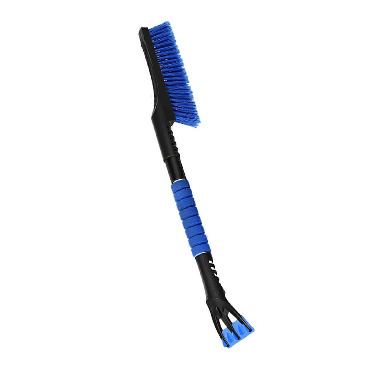 Ice Scraper and Brush for Car Windshield, Portable Multifunctional Ice Cleaning Tool, ABS Material, Blue Color