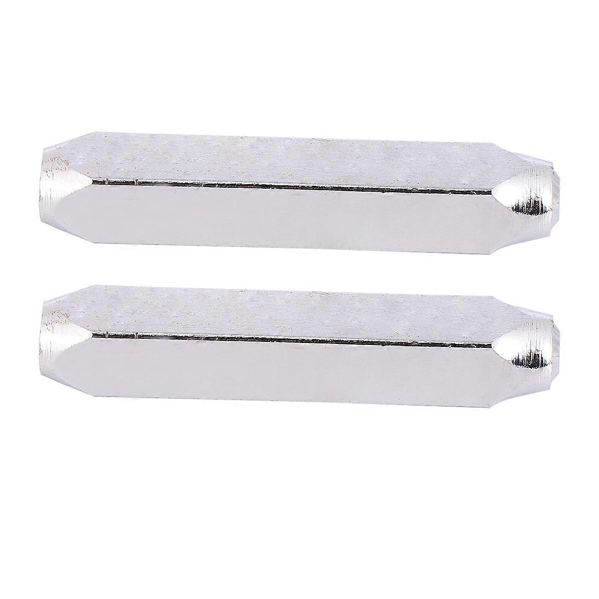 Carbon Steel Stamps for Decoration Jewelry Markings on Metal Silver Color Small Practical Craft Tool 2 pcs