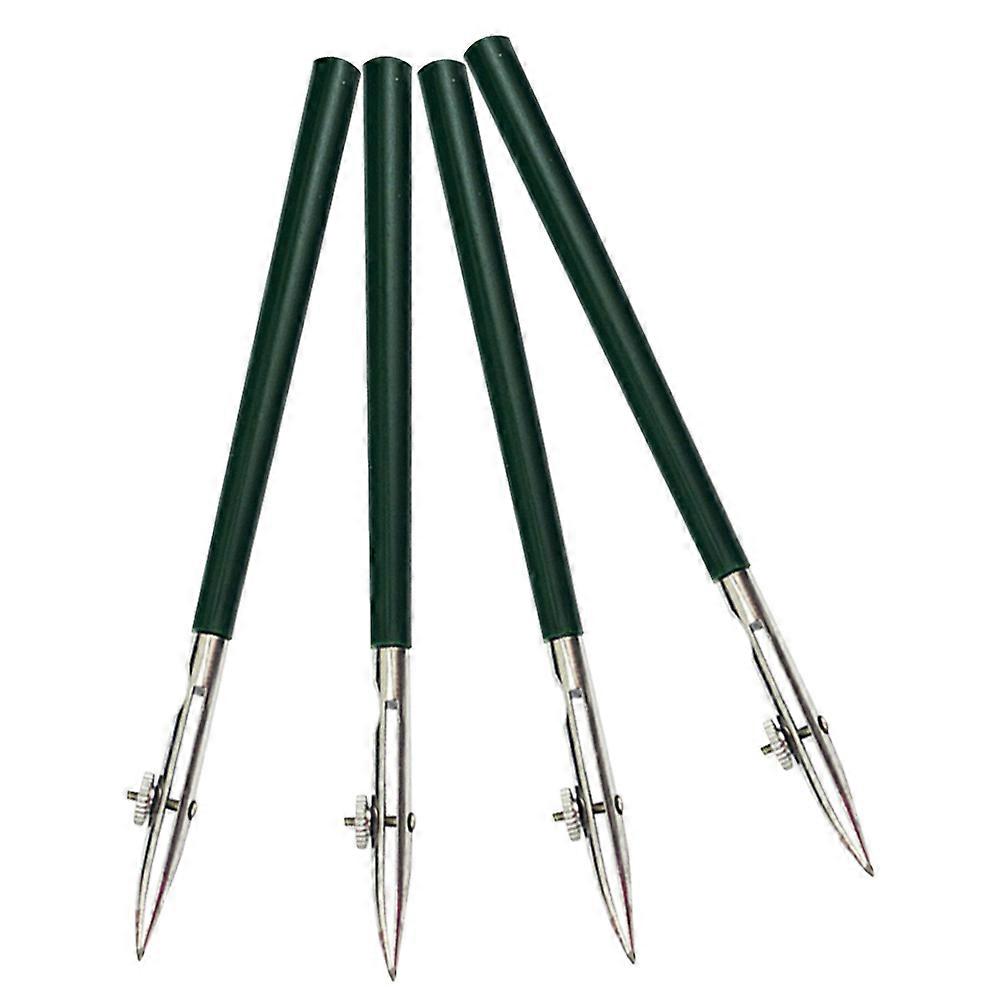 Dark Green Adjustable Art Ruling Pen for Drawing Straight Lines with Precision Plastic and Iron 4pcs