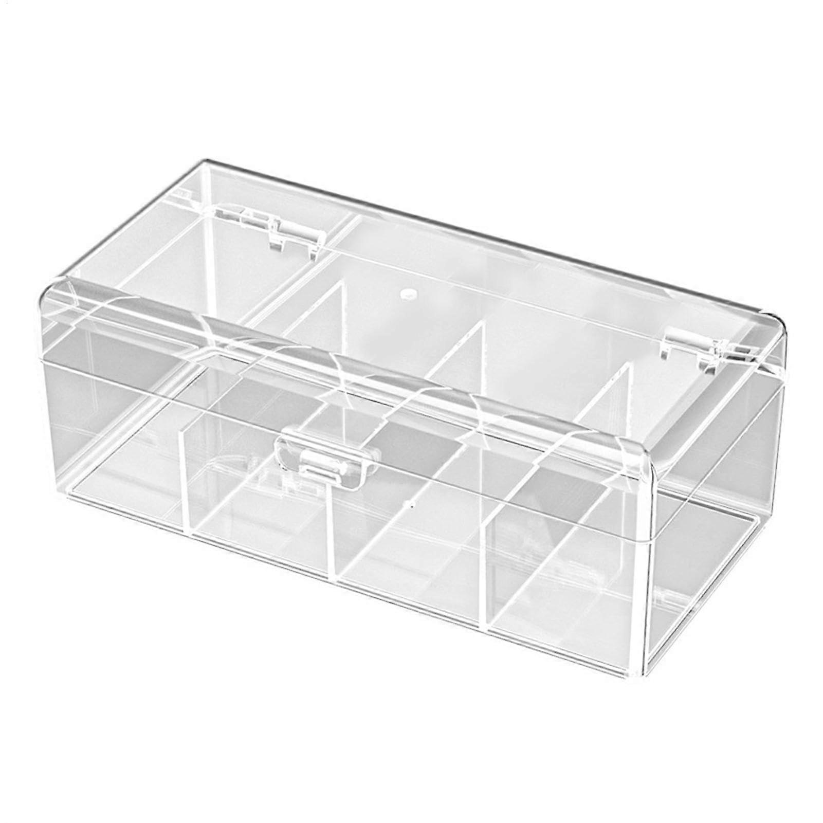 Clear playing card box, card storage box Card organizer Collectible card case