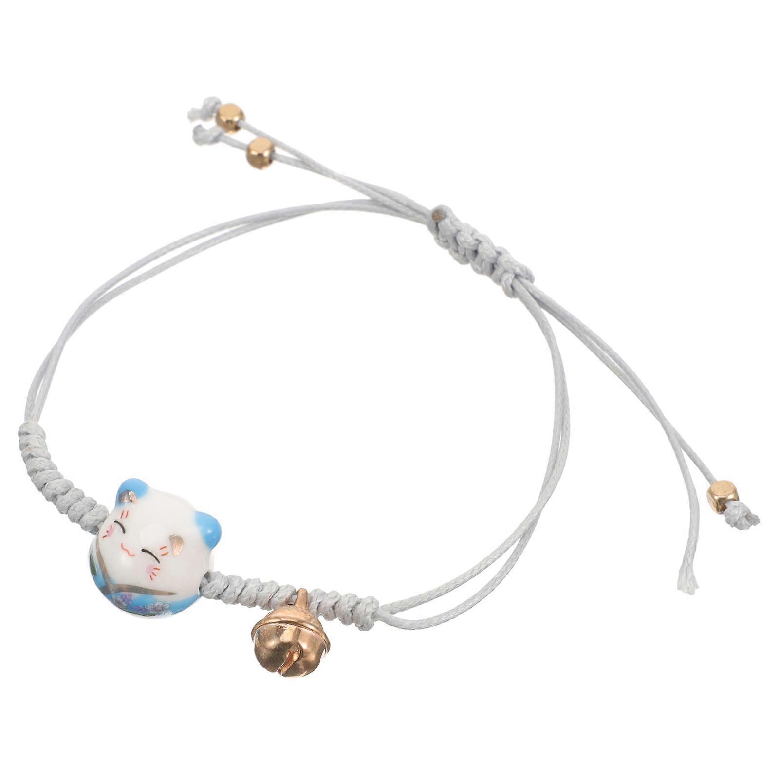 1pc Braided Bracelet Hand Knitted Kitten String for Kids and Friends