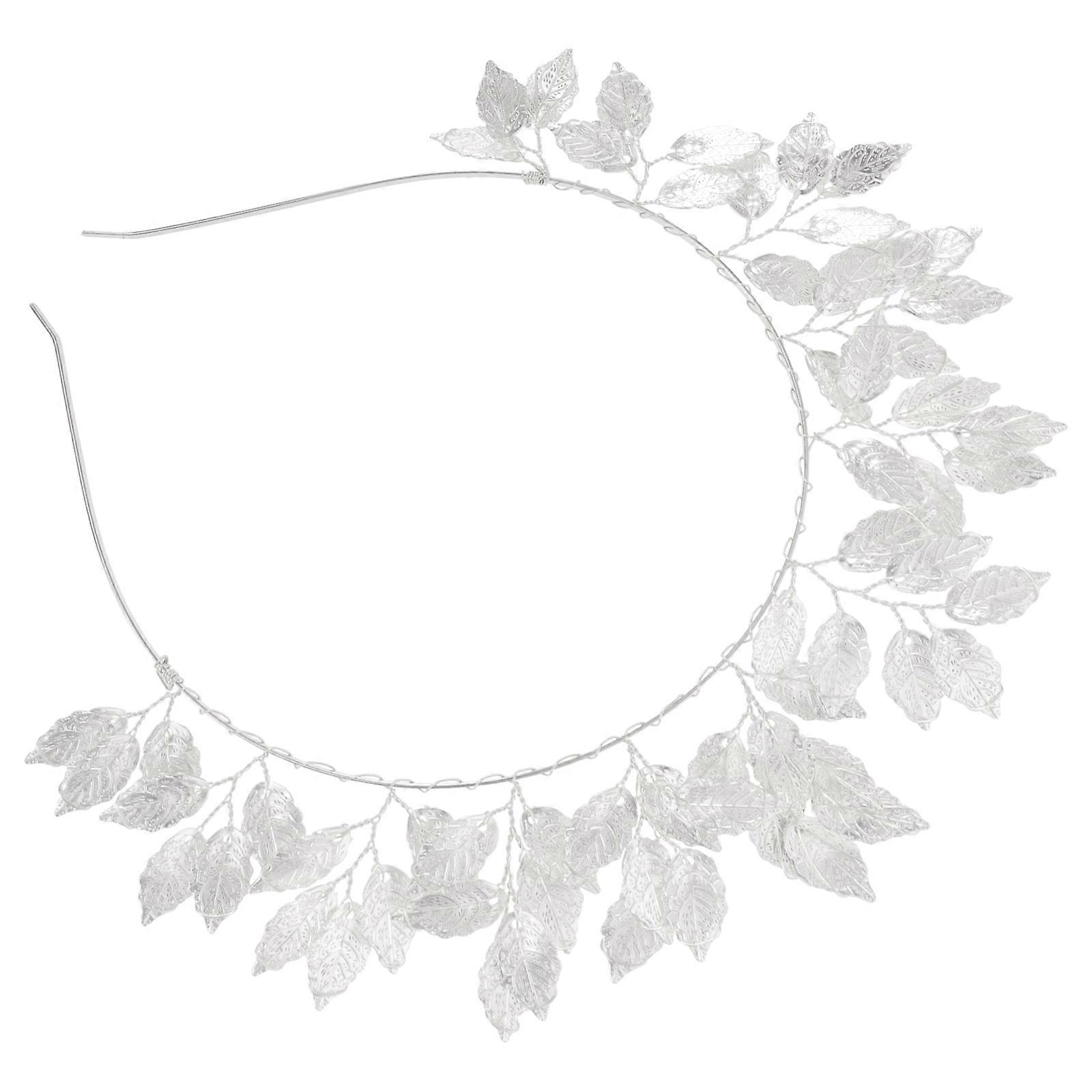 Elegant Headband with Design for Wearing Occasions Silver 6265057