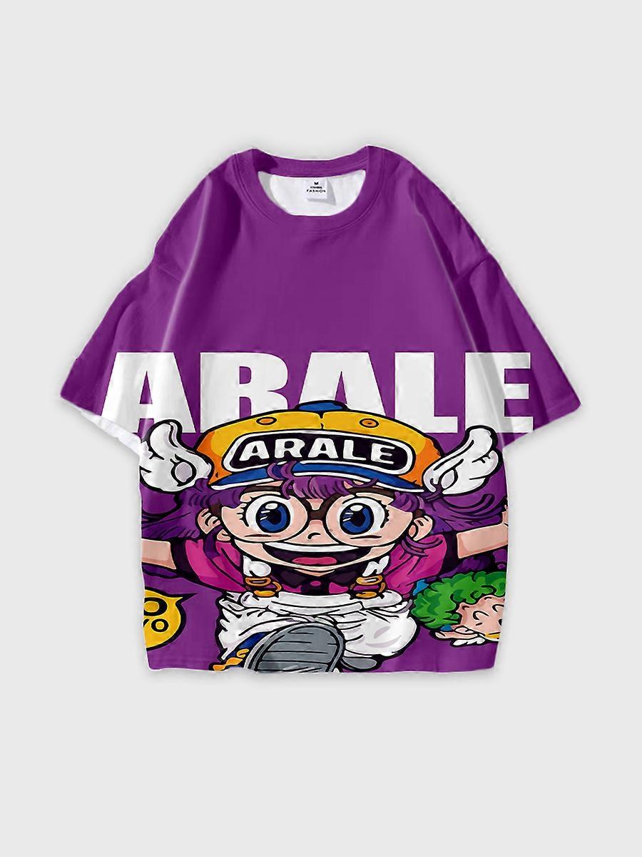 T-shirt round neck Cartoon Pattern loose short sleeve C488