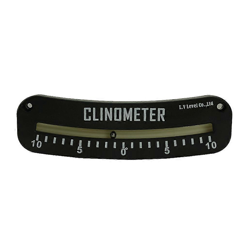 Marine Grade Shatter-Proof 10 Inclinometer Angle Indicator