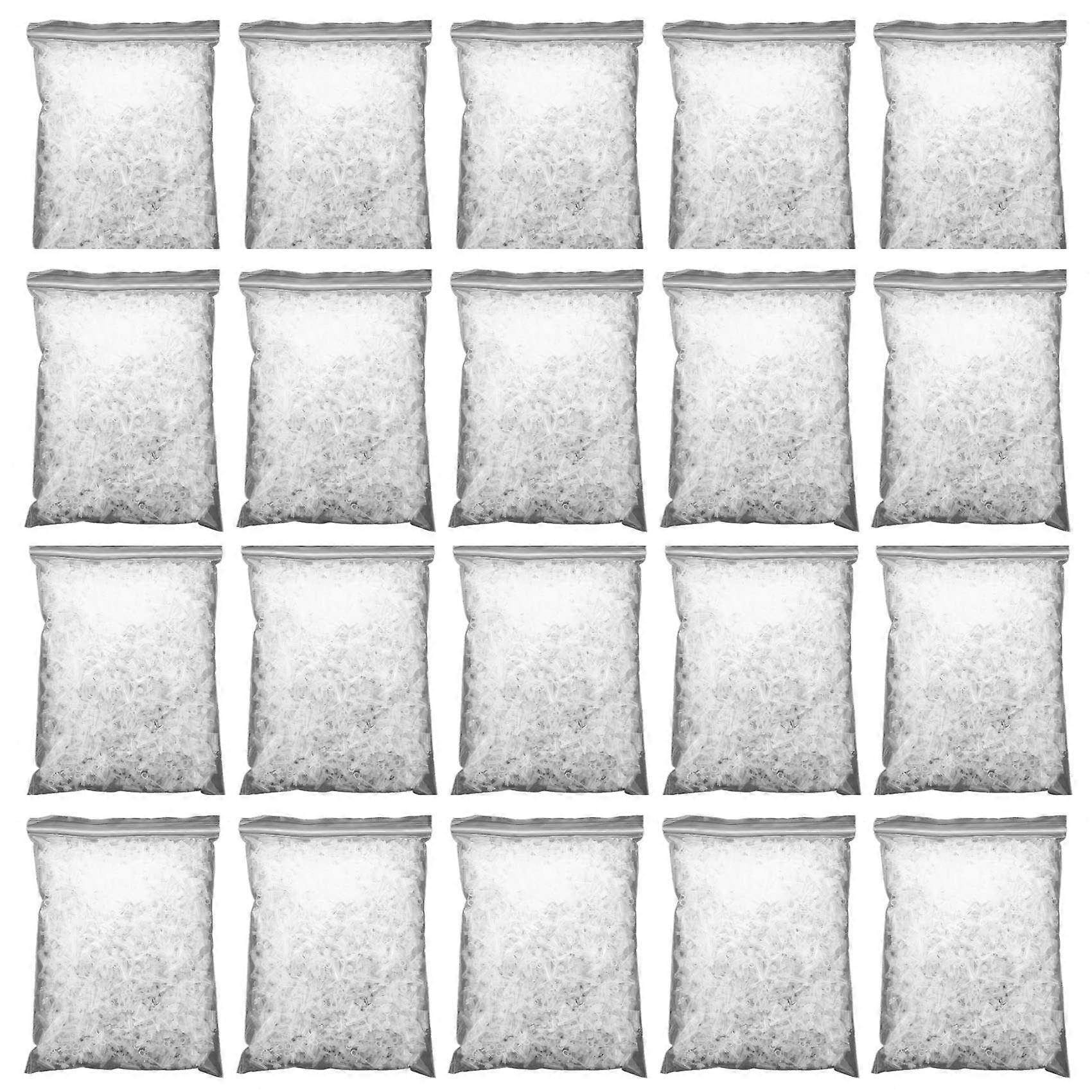 10000 Pcs 0.2Ml Round Bottom Centrifuge Tubes W Attached Caps Clear White