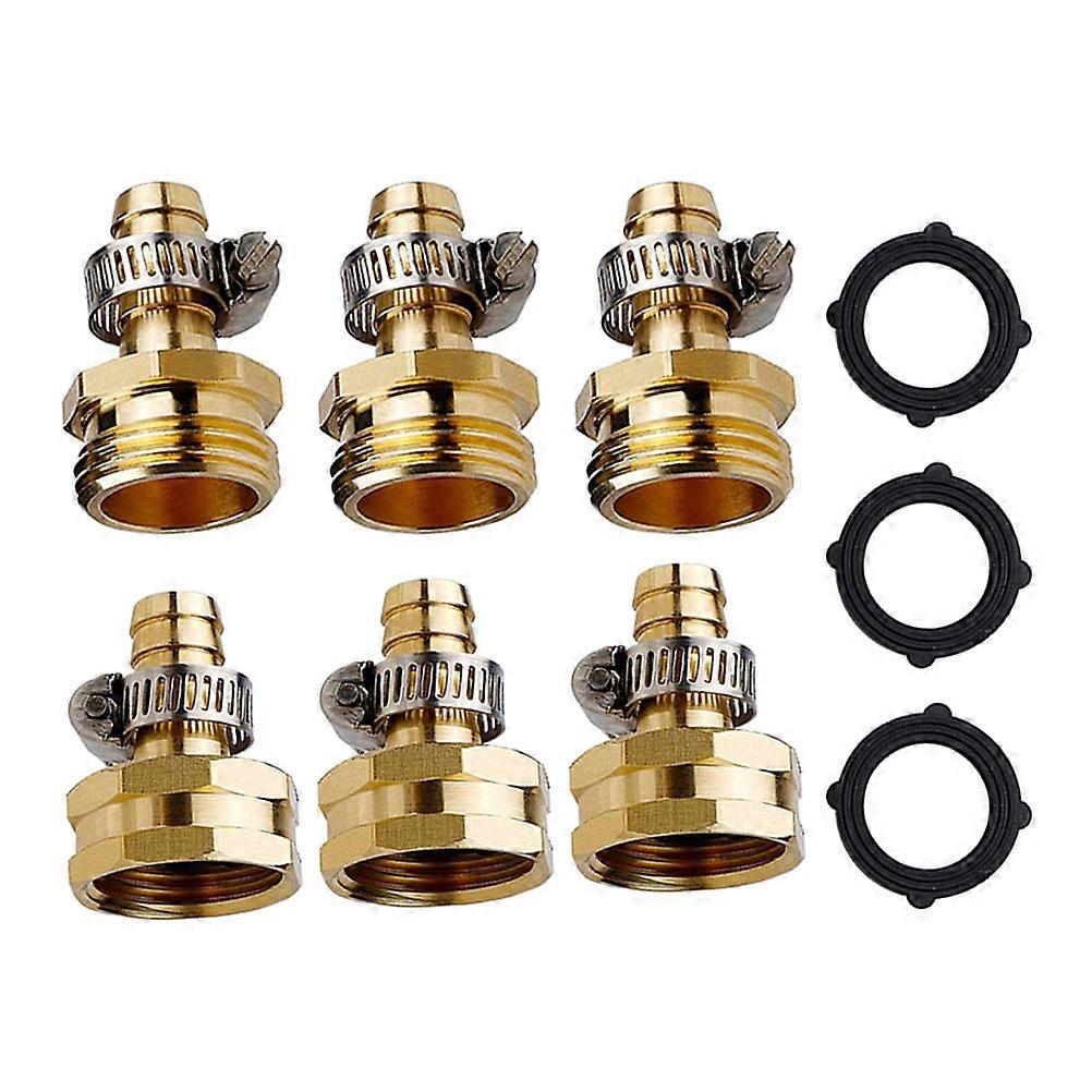 Hose Accessories Quick Connector Hose Adapter Garden Hose Quick Couplings Specially Treated Surface 3Pcs