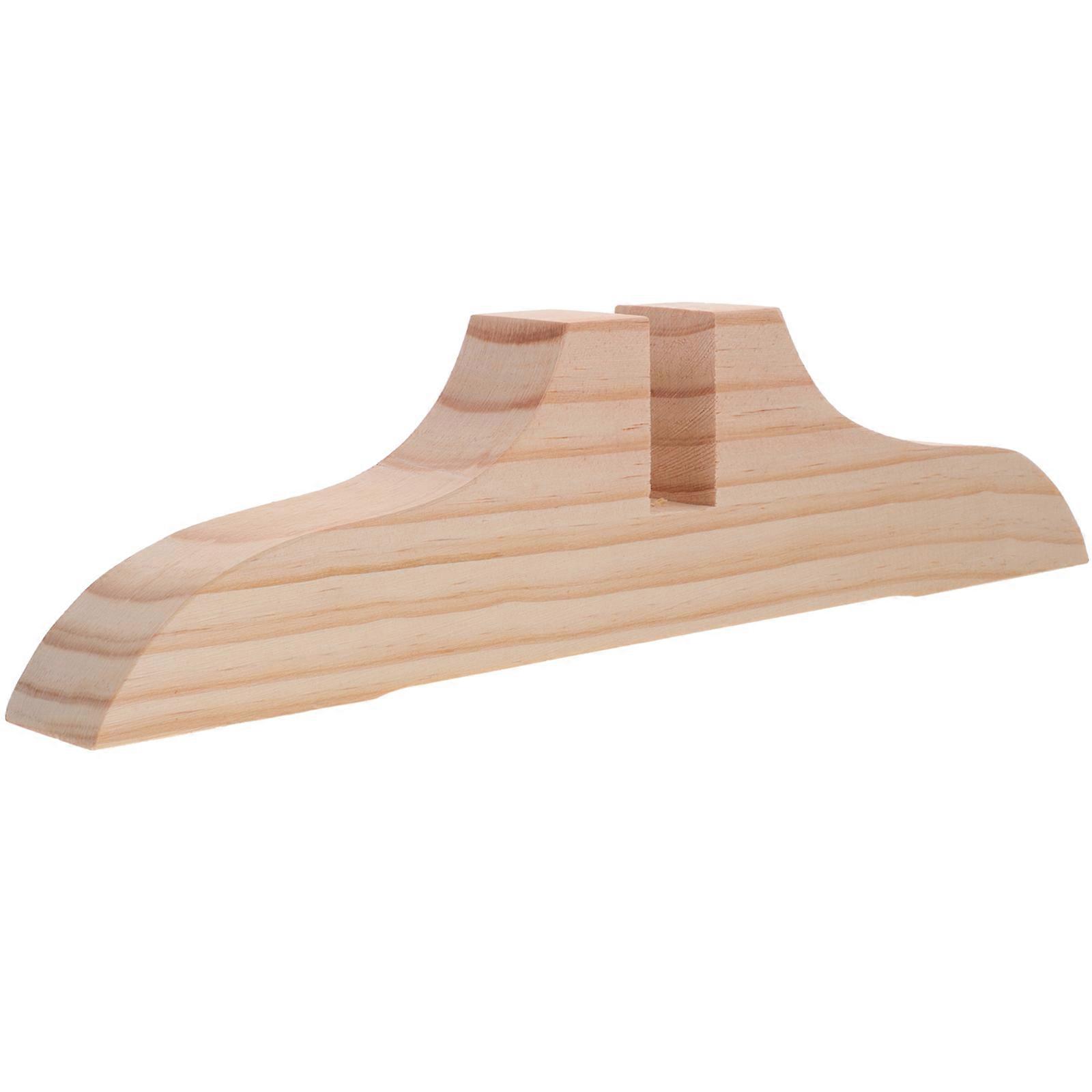 Wooden Divider Base for Home Use Khaki Color Efficient and Practical 7.5 Inches