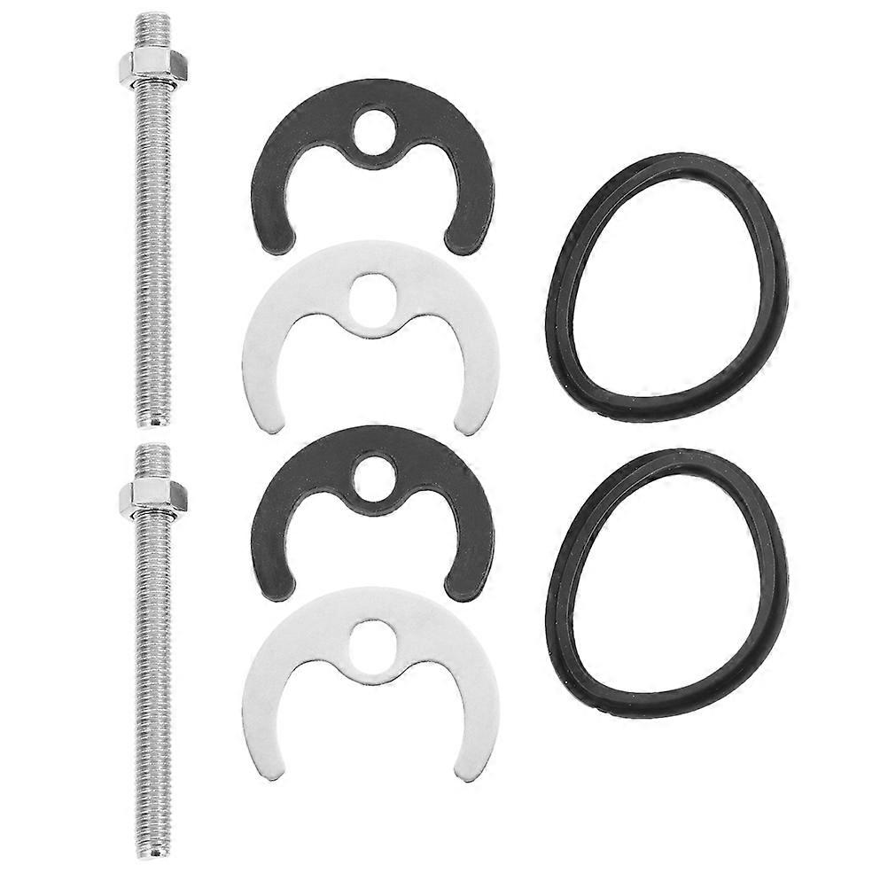Stainless Steel Faucet Fixing Nuts Kit for Sink Tap Washers Easy Installation for Kitchen and Bathroom 2 Sets
