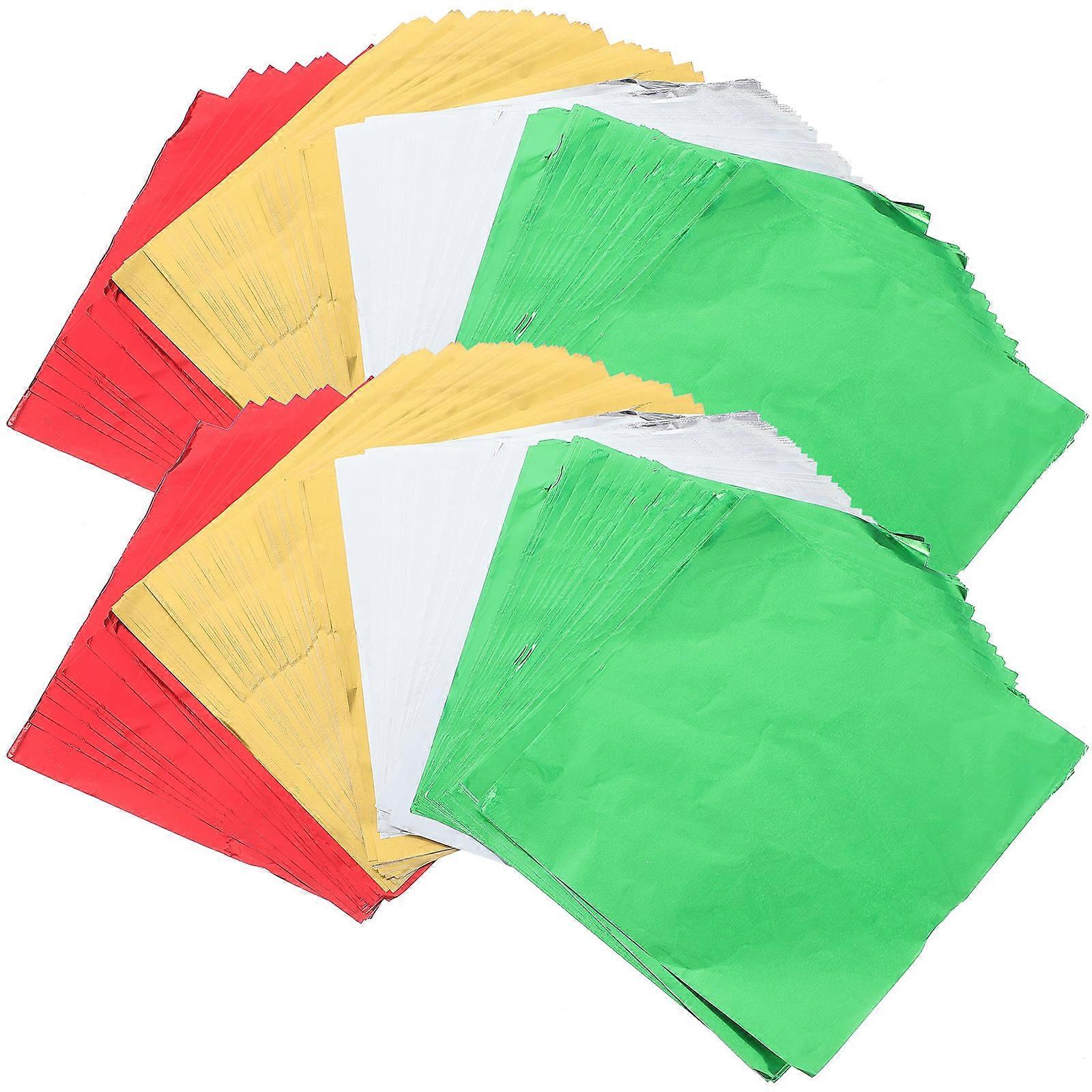 Aluminum Foil Wrapping Paper Safe And Reliable Versatile Use Home Users Event Organizers 10cm 400Pcs