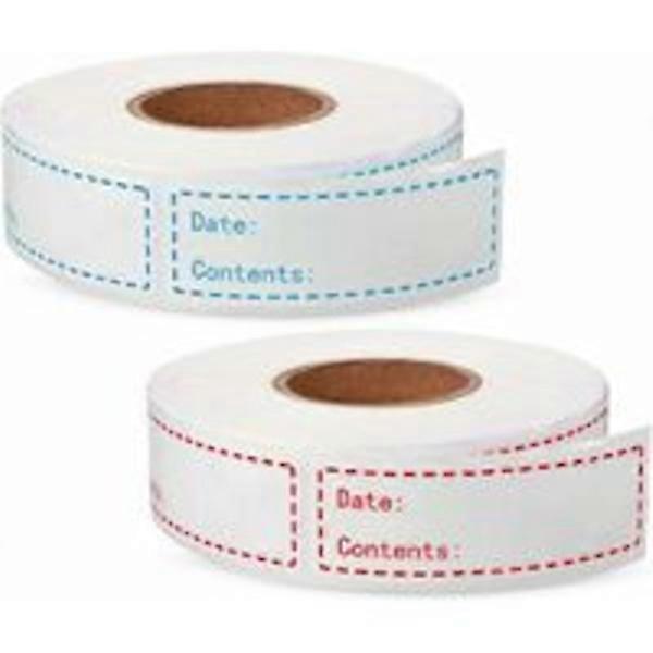 Freezer labels, jar labels, 300 pcs jam labels, self-adhesive