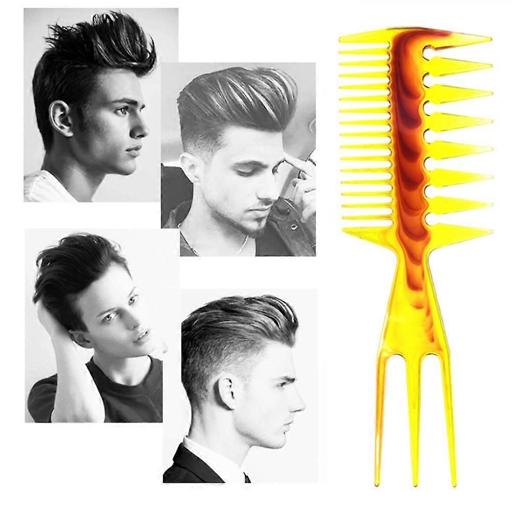 Professional Barber Shaping Comb For Men Thick Tangled Hair Styling 2Pcs