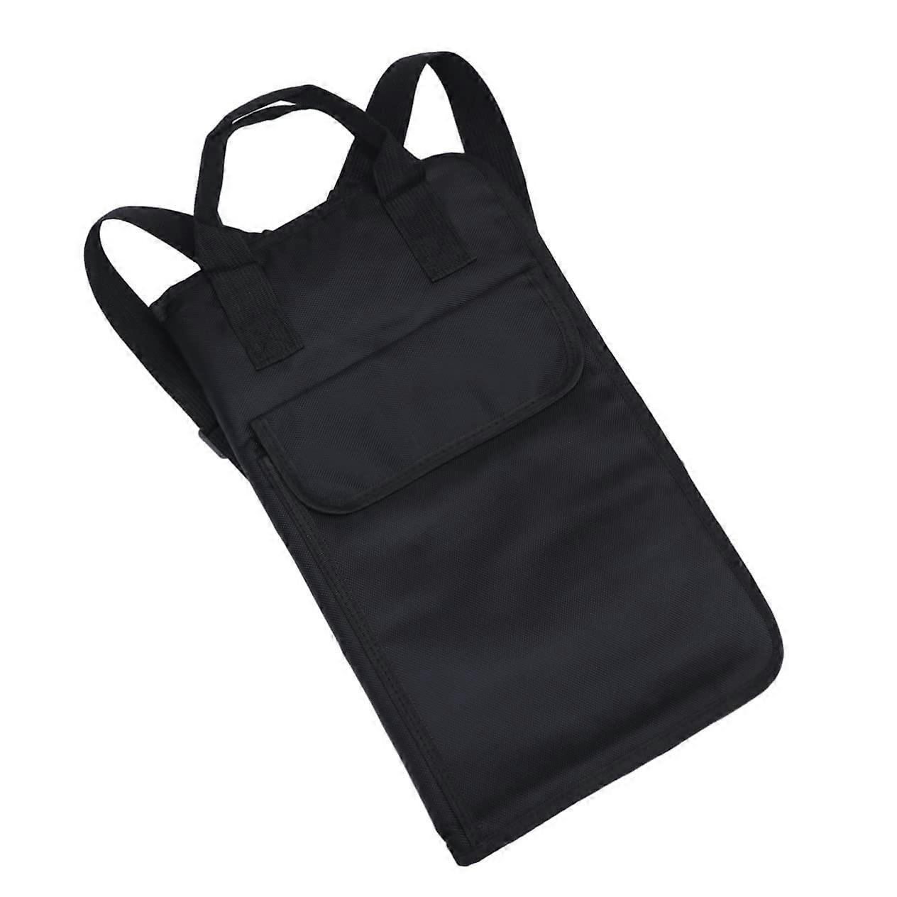 Rucksackhammersack Drumstick Holder Bag For Drumsticks Black Portable Storage Compartment Durable Material