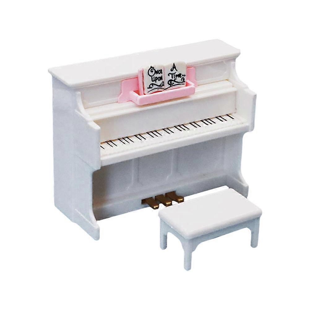 Miniature Piano Model Ornaments Plastic Decoration For Model Enthusiast Projects High Reduction Degree 1 Set