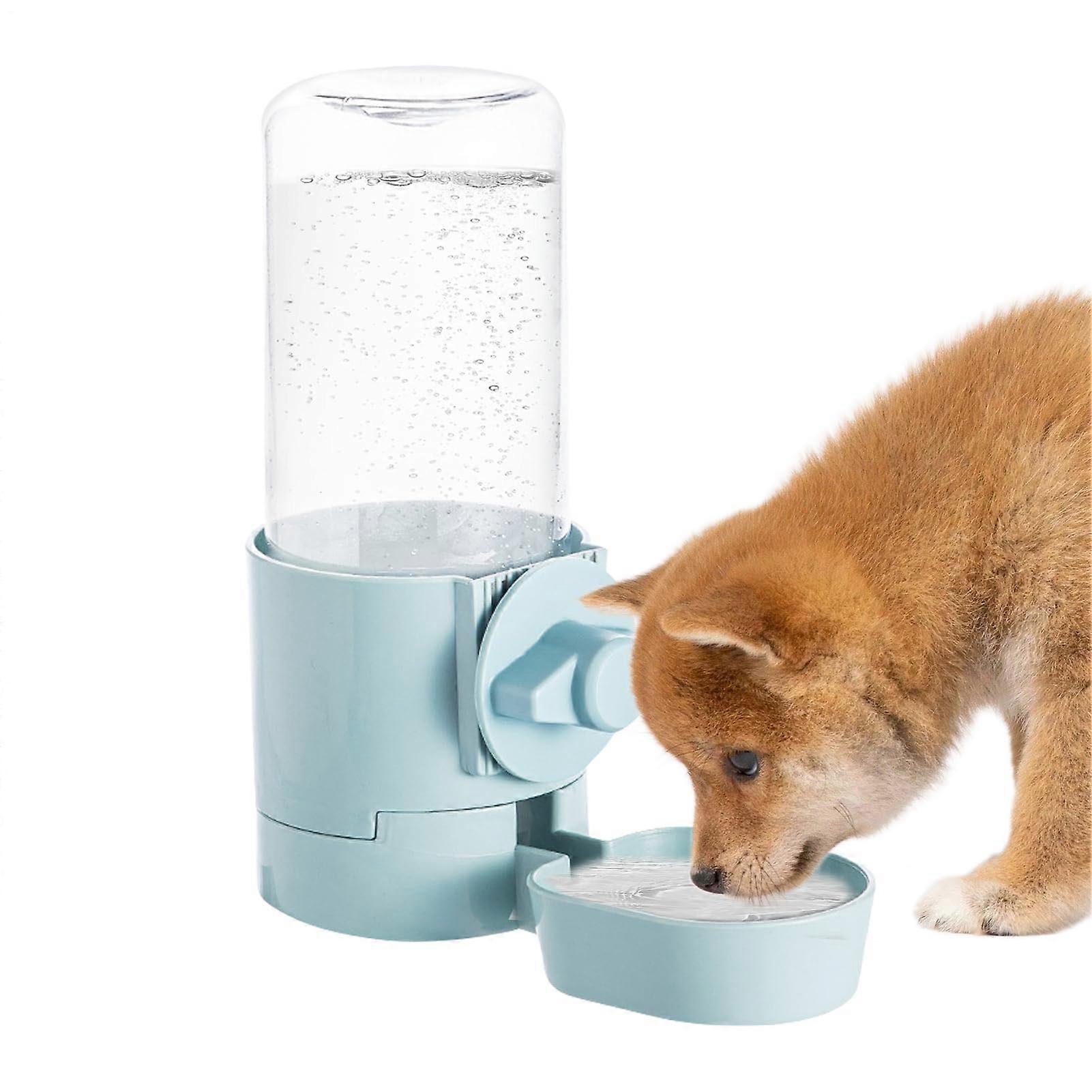 Automatic Water Dispenser for Dogs AntiSpill Suspension Waterer, Blue